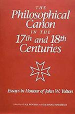 The Philosophical Canon in the Seventeenth and Eighteenth Centuries