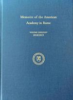 Memoirs of the American Academy in Rome, Vol. 63/64