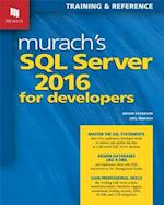 Murach's SQL Server 2016 for Developers