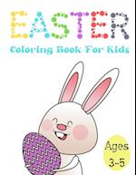 Easter Coloring Book For Kids Ages 3-5