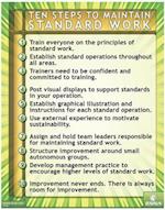 Ten Steps to Maintain Standard Work Poster