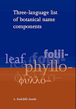 Three-language List of Botanical Name Components