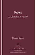 Proust: La Traduction du sensible