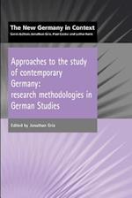 Approaches to the Study of Contemporary Germany