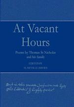 At Vacant Hours