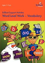 Word Level Work - Vocabulary (Brilliant Support Activities)