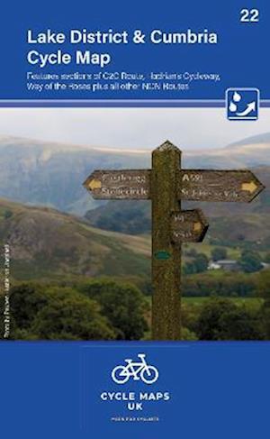 Lake District & Cumbria Cycle Map 22