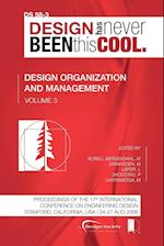 Proceedings of ICED'09, Volume 3, Design Organization and Management