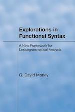 Explorations in Functional Syntax