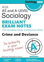 AQA Sociology BRILLIANT EXAM NOTES: Crime and Deviance: A-level