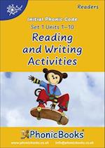 Phonic Books Dandelion Readers Reading and Writing Activities Set 1 Units 1-10 (Alphabet code blending 4 and 5 sound words)