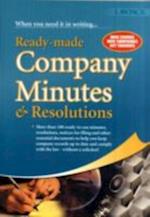 Ready-made Company Minutes and Resolutions