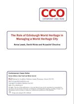 Role of Edinburgh World Heritage in Managing a World Heritage City