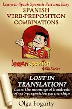 SPANISH VERB - PREPOSITION COMBINATIONS