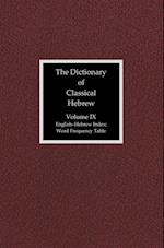 The Dictionary of Classical Hebrew, Volume 9
