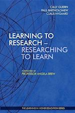 Learning to Research - Researching to Learn 2015
