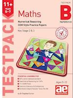 11+ Maths Year 5-7 Testpack B Papers 5-8