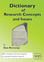 A Dictionary of Research Terms and Issues
