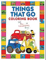 Things That Go Coloring Book with The Learning Bugs