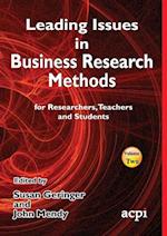 Leading Issues in Business Research Methods Volume 2