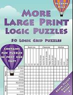 More Large Print Logic Puzzles
