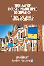 The Law of Houses in Multiple Occupation
