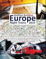 Railpass Railmap Europe - Night Trains 2019