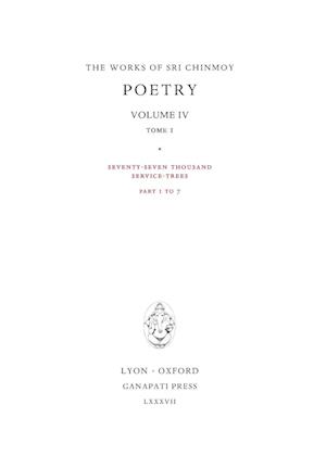 Poetry IV, tome 1