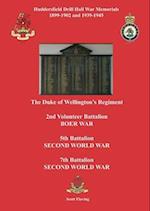 Huddersfield Drill Hall War Memorials 1899-1902 and 1939-1945 