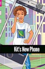 Kit's New Phone - Foxton Reader Starter Level (300 Headwords A1) with free online AUDIO