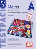 11+ Maths Year 4/5 Testpack a Papers 1-4