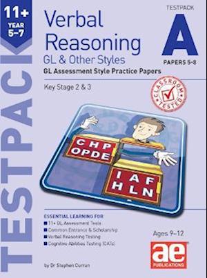 11+ Verbal Reasoning Year 5-7 GL & Other Styles Testpack A Papers 5-8