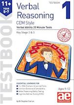 11+ Verbal Reasoning Year 5-7 CEM Style Testbook 1