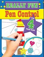 Really Fun Pen Control For 4 Year Olds