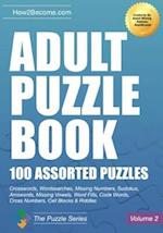 Adult Puzzle Book:100 Assorted Puzzles - Volume 2