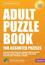 Adult Puzzle Book 100 Assorted Puzzles Volume 3 
