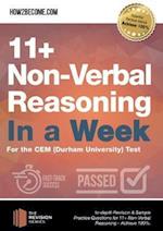 11+ Non-Verbal Reasoning in a Week
