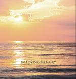 "In Loving Memory" Funeral Guest Book, Memorial Guest Book, Condolence Book, Remembrance Book for Funerals or Wake, Memorial Service Guest Book