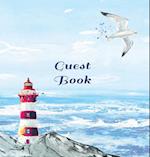 GUEST BOOK FOR VACATION HOME, Visitors Book, Beach House Guest Book, Seaside Retreat Guest Book, Visitor Comments Book.