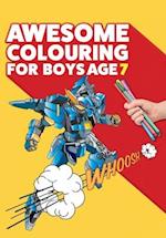 Awesome Colouring Book For Boys Age 7