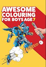 Awesome Colouring Book For Boys Age 7