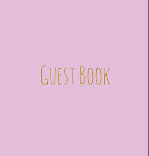Wedding Guest Book, Bride and Groom, Special Occasion, Comments, Gifts, Well Wish's, Wedding Signing Book, Pink and Gold (Hardback)