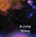 Stars, In Loving Memory Funeral Guest Book, Wake, Loss, Memorial Service, Love, Condolence Book, Funeral Home, Church, Thoughts and In Memory Guest Book (Hardback)