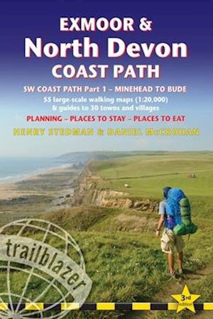 Exmoor & North Devon Coast Path, South-West-Coast Path Part 1: Minehead to Bude (Trailblazer British Walking Guides)