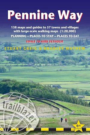 Pennine Way - guide and maps to 57 towns and villages with large-scale walking maps (1:20 000)