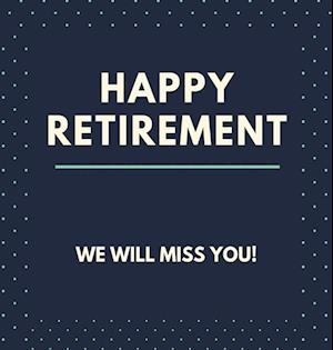 Happy Retirement Guest Book (Hardcover)