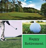 Golf Retirement Guest Book (Hardcover)