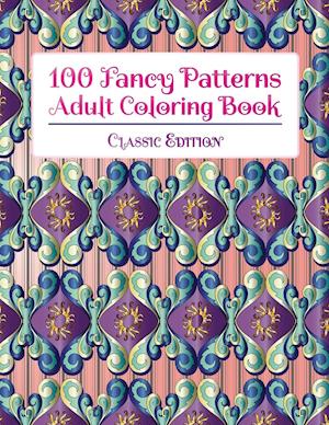 100 Fancy Patterns Adult Coloring Book