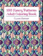 100 Fancy Patterns Adult Coloring Book