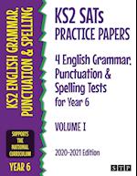 KS2 SATs Practice Papers 4 English Grammar, Punctuation and Spelling Tests for Year 6